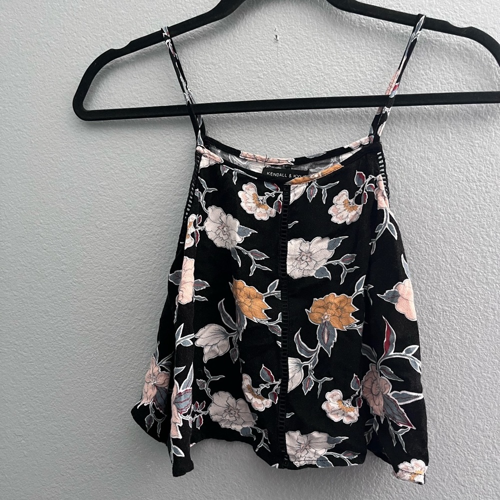 Kendall and Kylie floral top in a size small.
